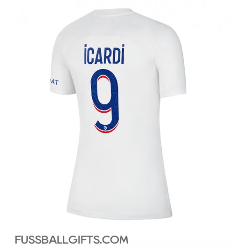 Paris Saint-Germain Mauro Icardi #9 Fußballbekleidung 3rd trikot Damen 2022-23 Kurzarm